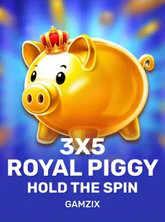 Vignette de 3x5 Royal Piggy: Hold the Spin, jeu de Gamzix